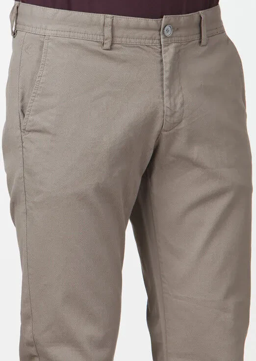 Vizon Düz Dokuma Regular Fit Casual Pamuk Karışımlı Pantolon - 3