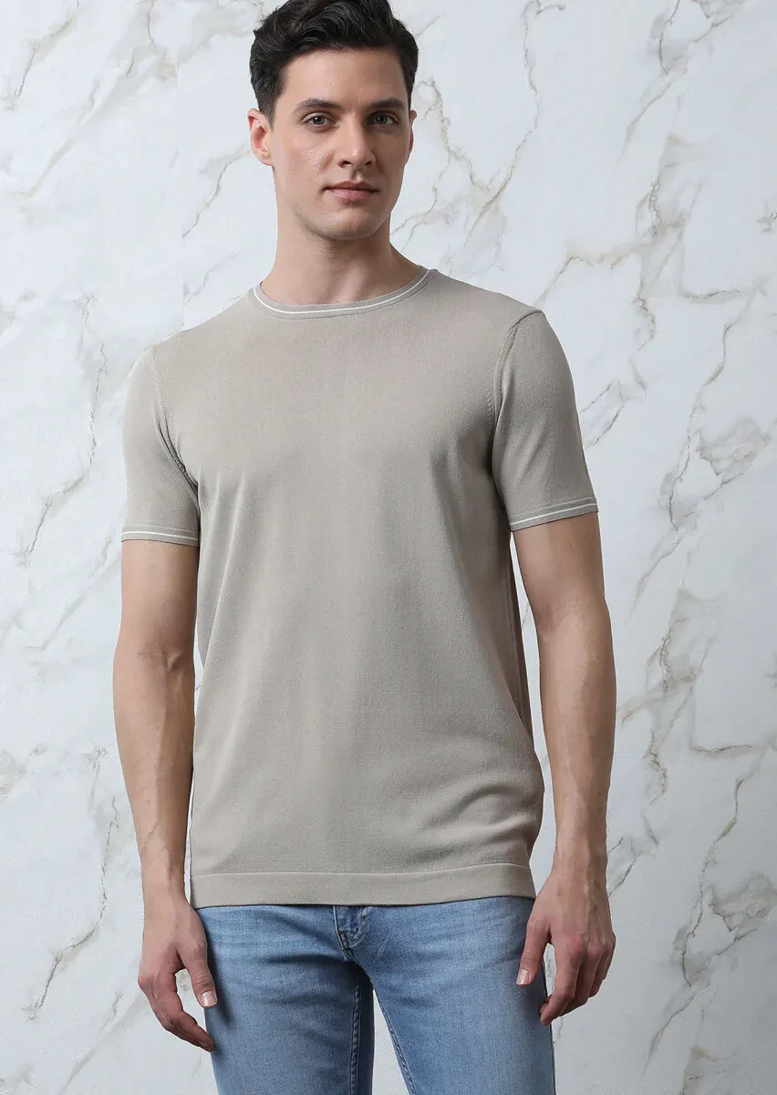 Vizon Düz Örgü Triko - 4