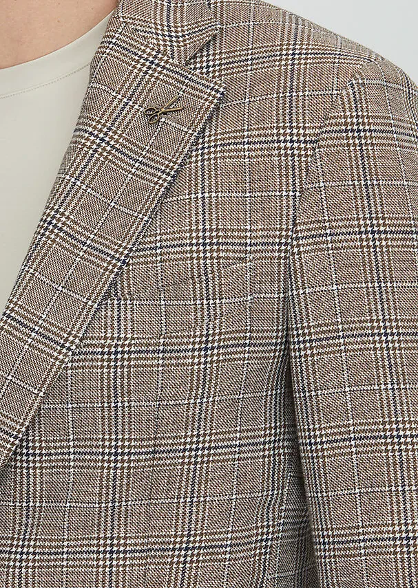 Vizon Düz Zeroweight Slim Fit Yün Karışımlı Ceket - 3