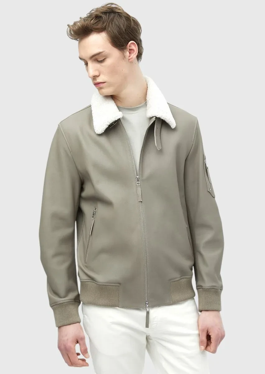 Vizon Regular Fit Casual Deri Deri Mont - 3