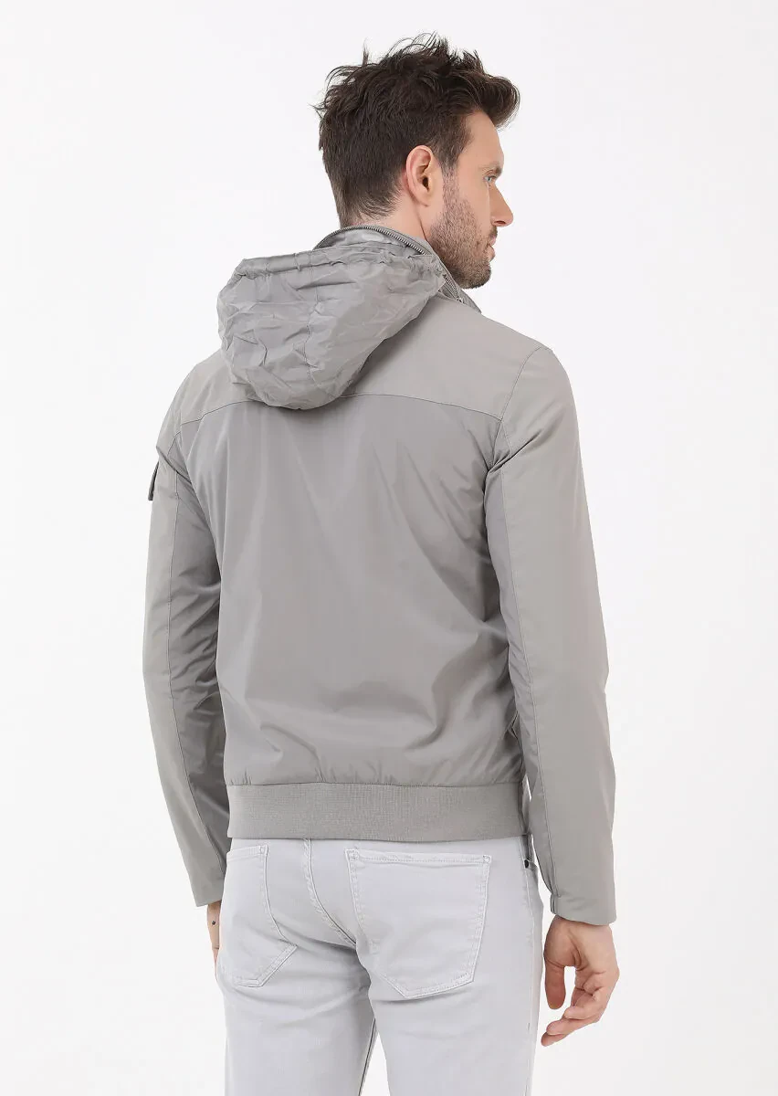 Vizon Regular Fit Dik Yaka Casual Dokuma Mont - 7