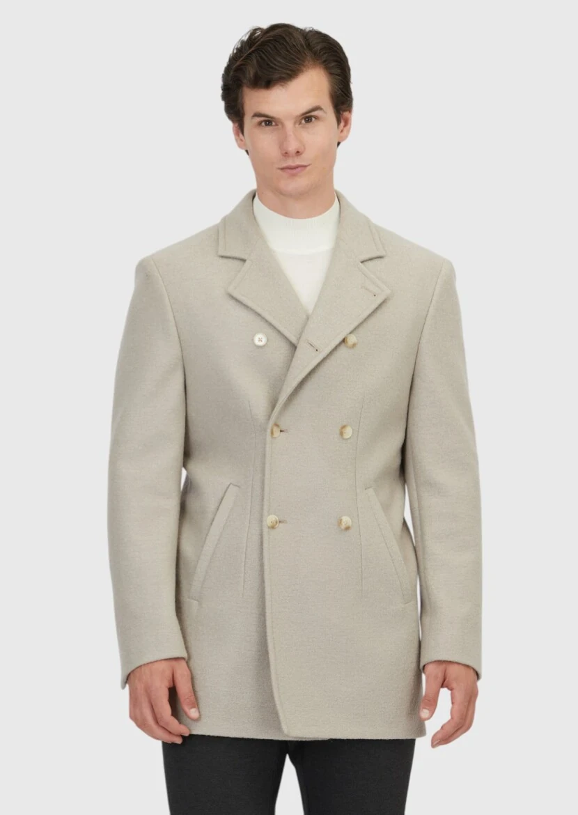 Vizon Regular Fit Kruvaze Yaka Casual Dokuma Kaban - RAMSEY