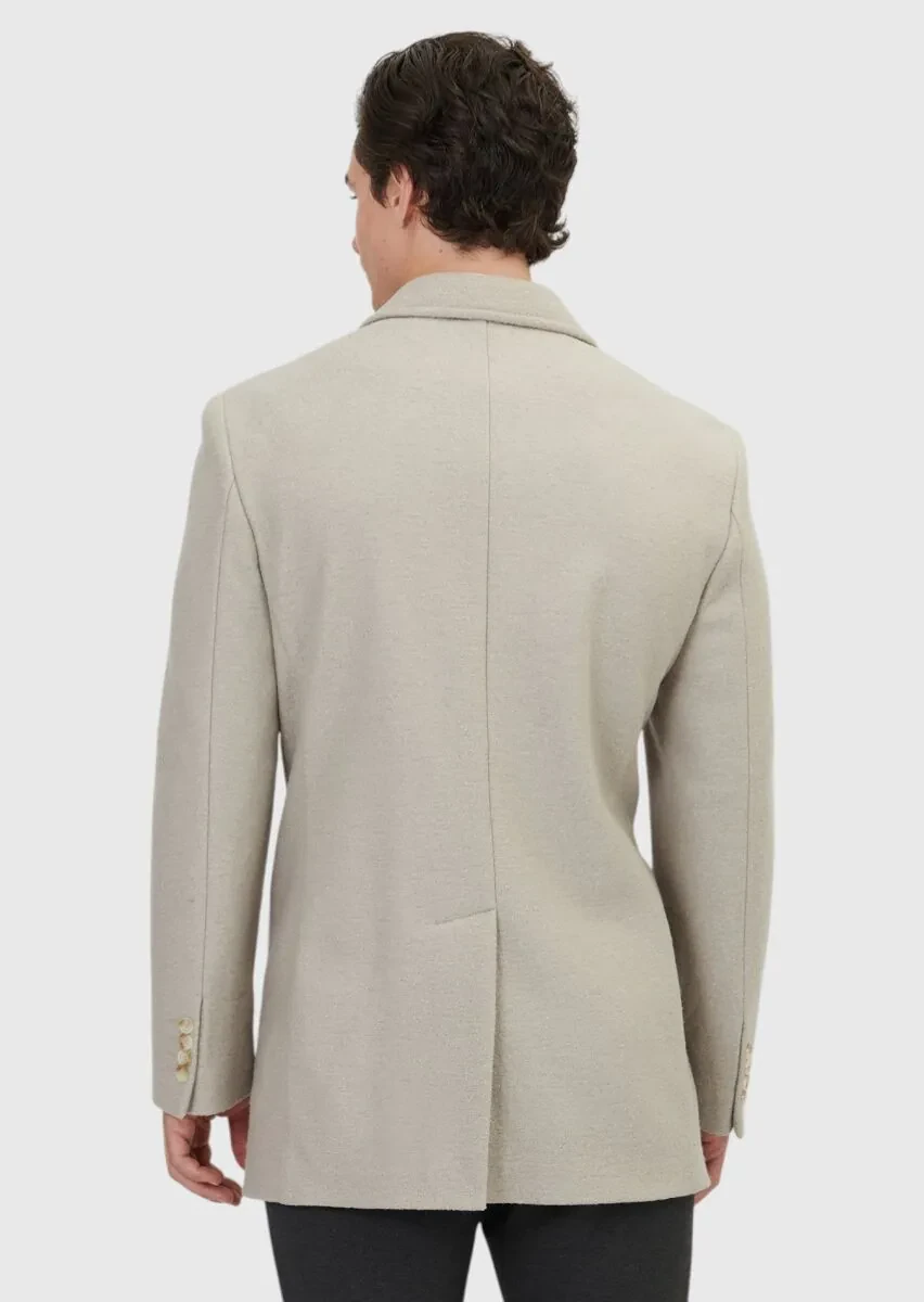 Vizon Regular Fit Kruvaze Yaka Casual Dokuma Kaban - 5