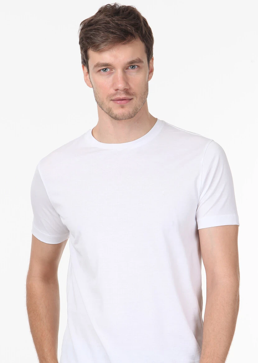 White 100% Cotton T-Shirt 