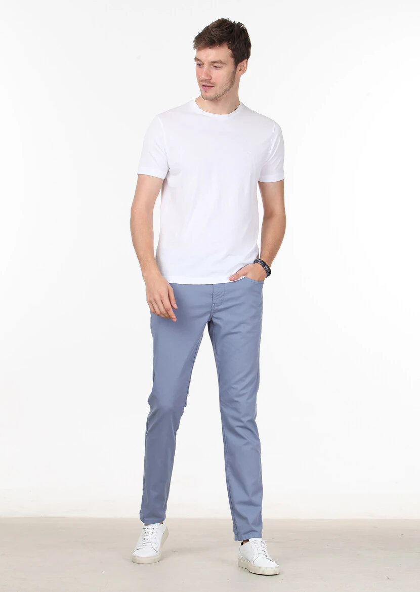 White 100% Cotton T-Shirt - 3