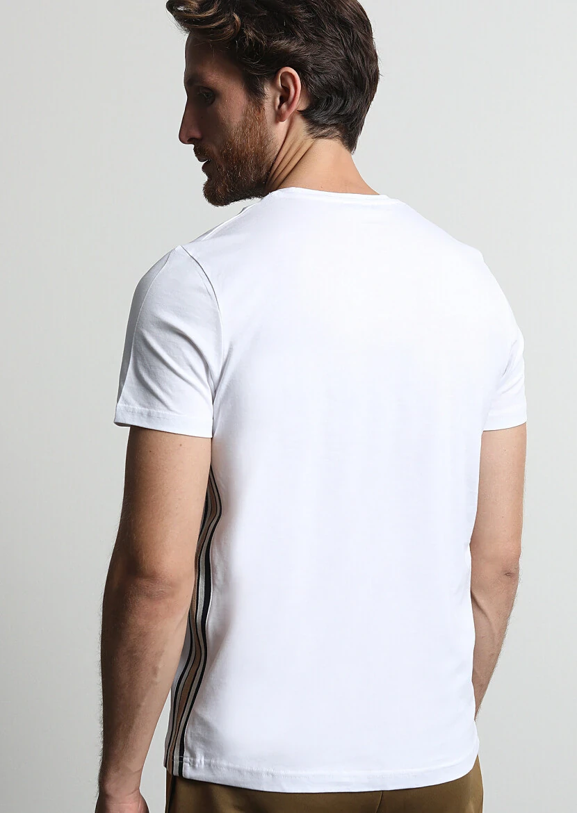 White 100% Cotton T-Shirt - 5