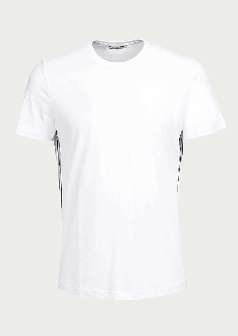 White 100% Cotton T-Shirt - 6