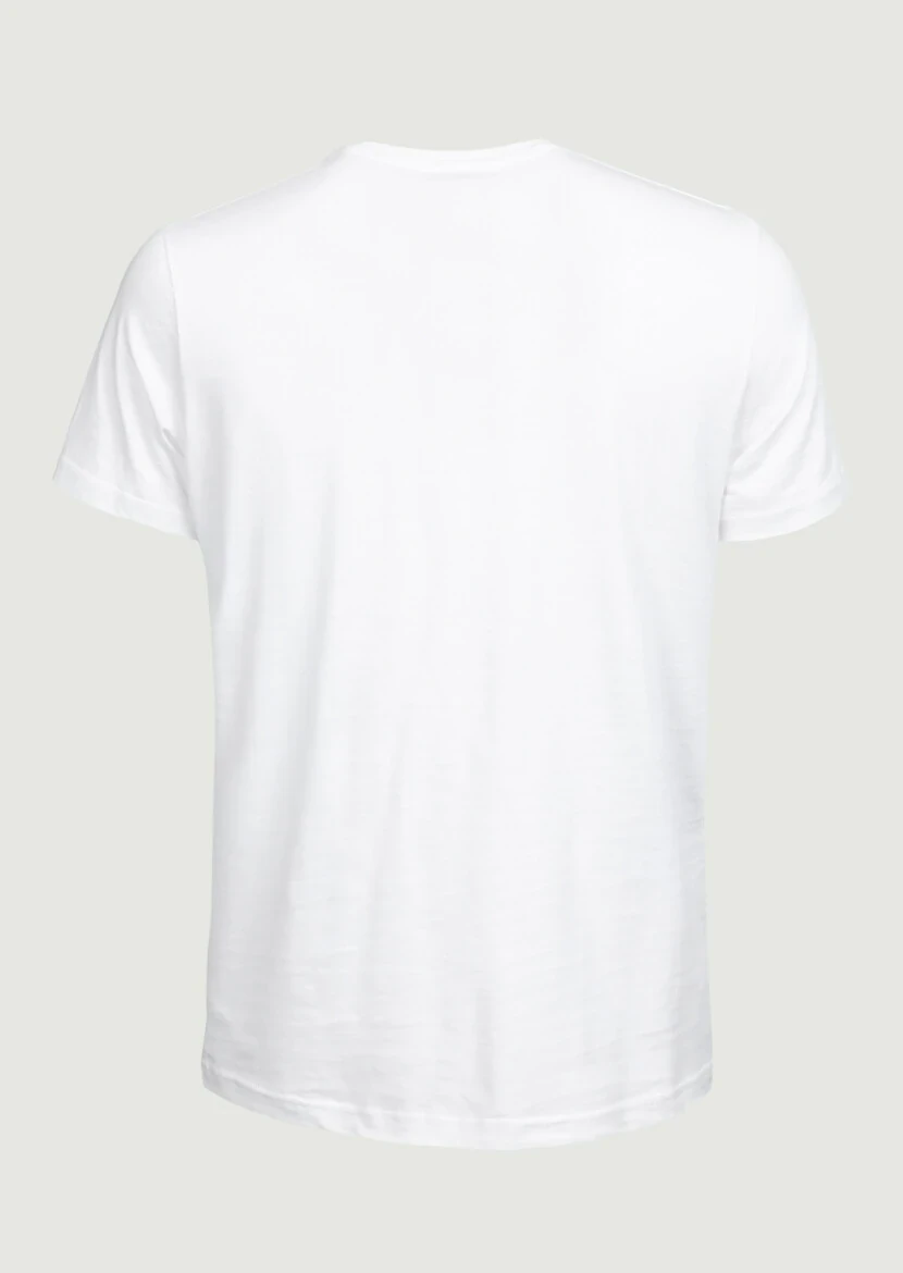 White 100% Cotton T-Shirt - 7