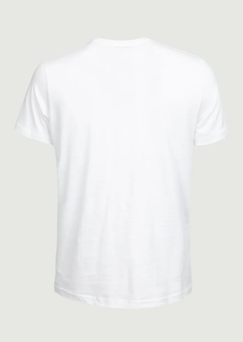 White 100% Cotton T-Shirt - 7