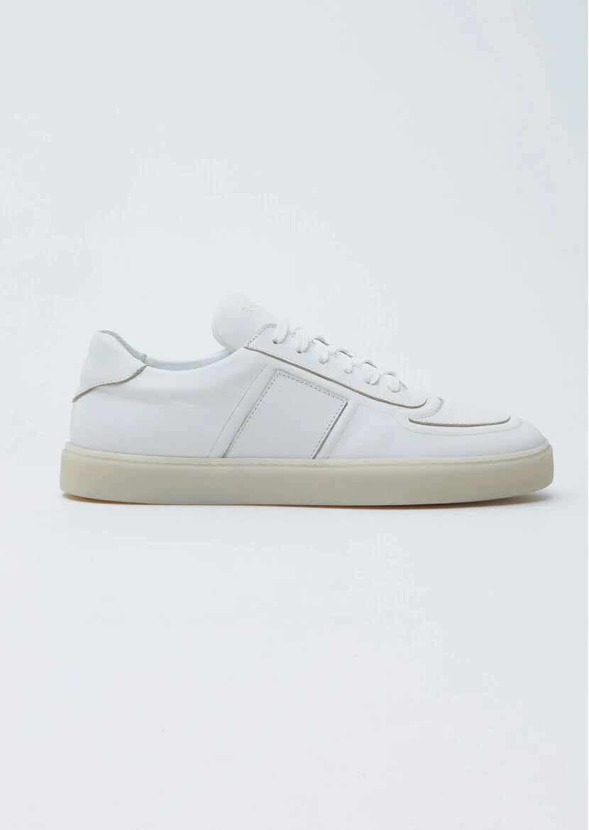 White Leather Sneaker - RAMSEY