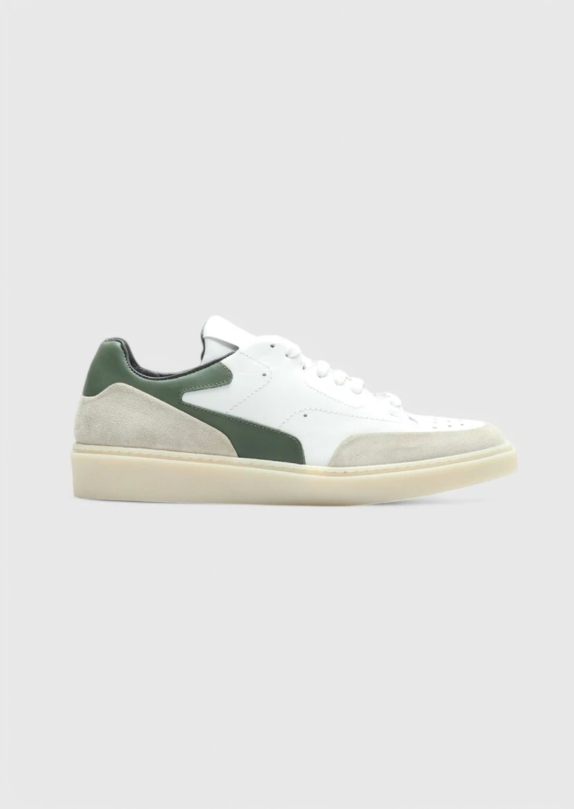 White Leather Sneaker - RAMSEY