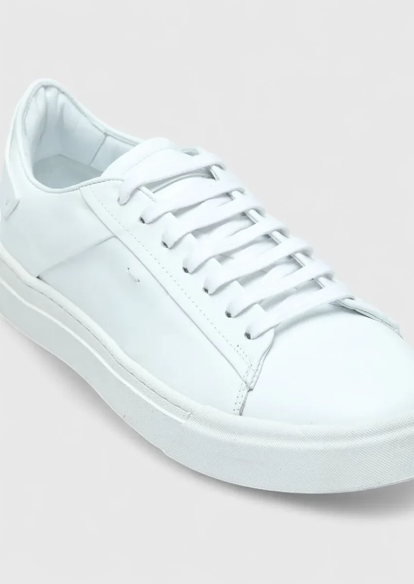 White Leather Sneaker - 2