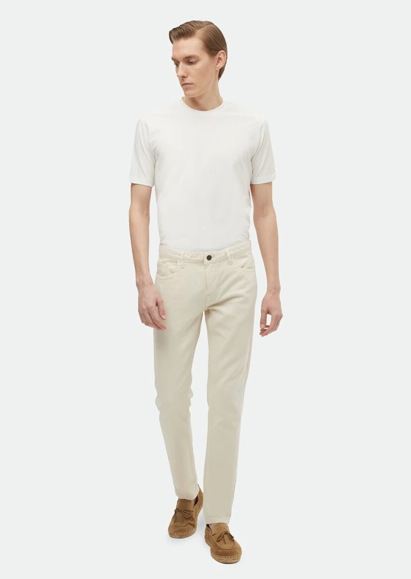 White Plain Crew Neck 100% Cotton T-Shirt 