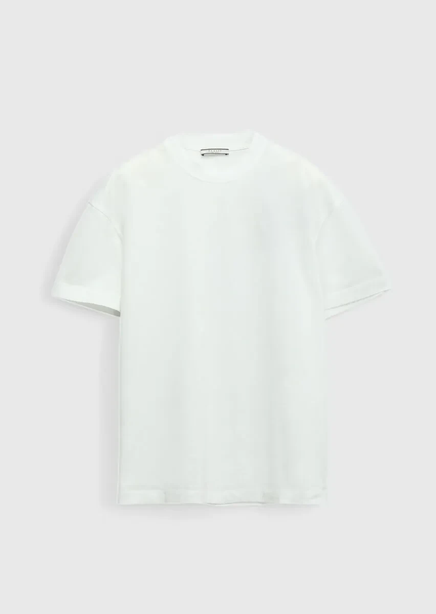 White Plain Crew Neck 100% Cotton T-Shirt - 6