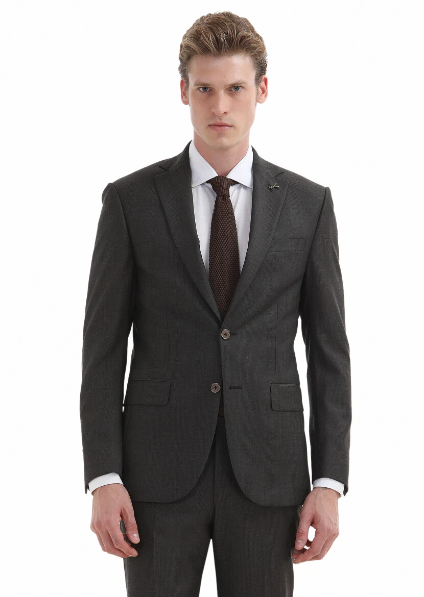 White Plain Regular Fit Weaving Classical 100% Cotton Shirt - 4