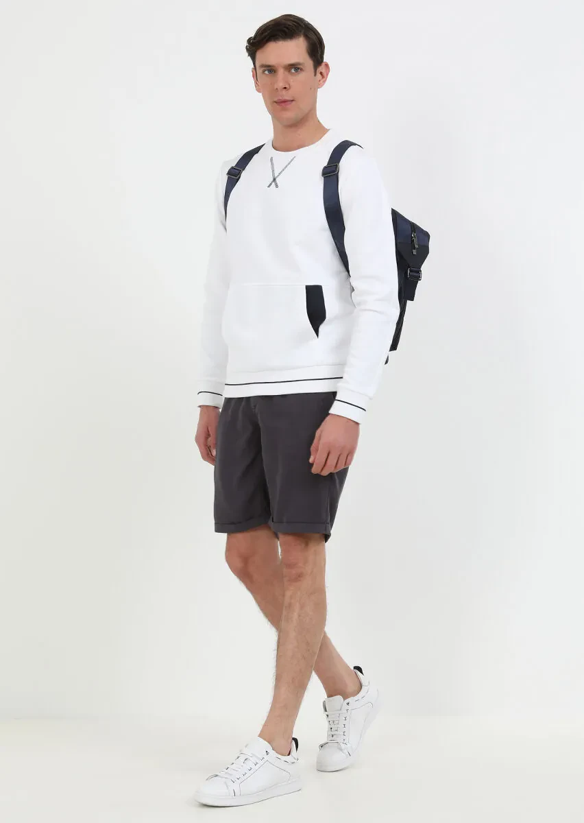 White Plain Sweatshirt - 2