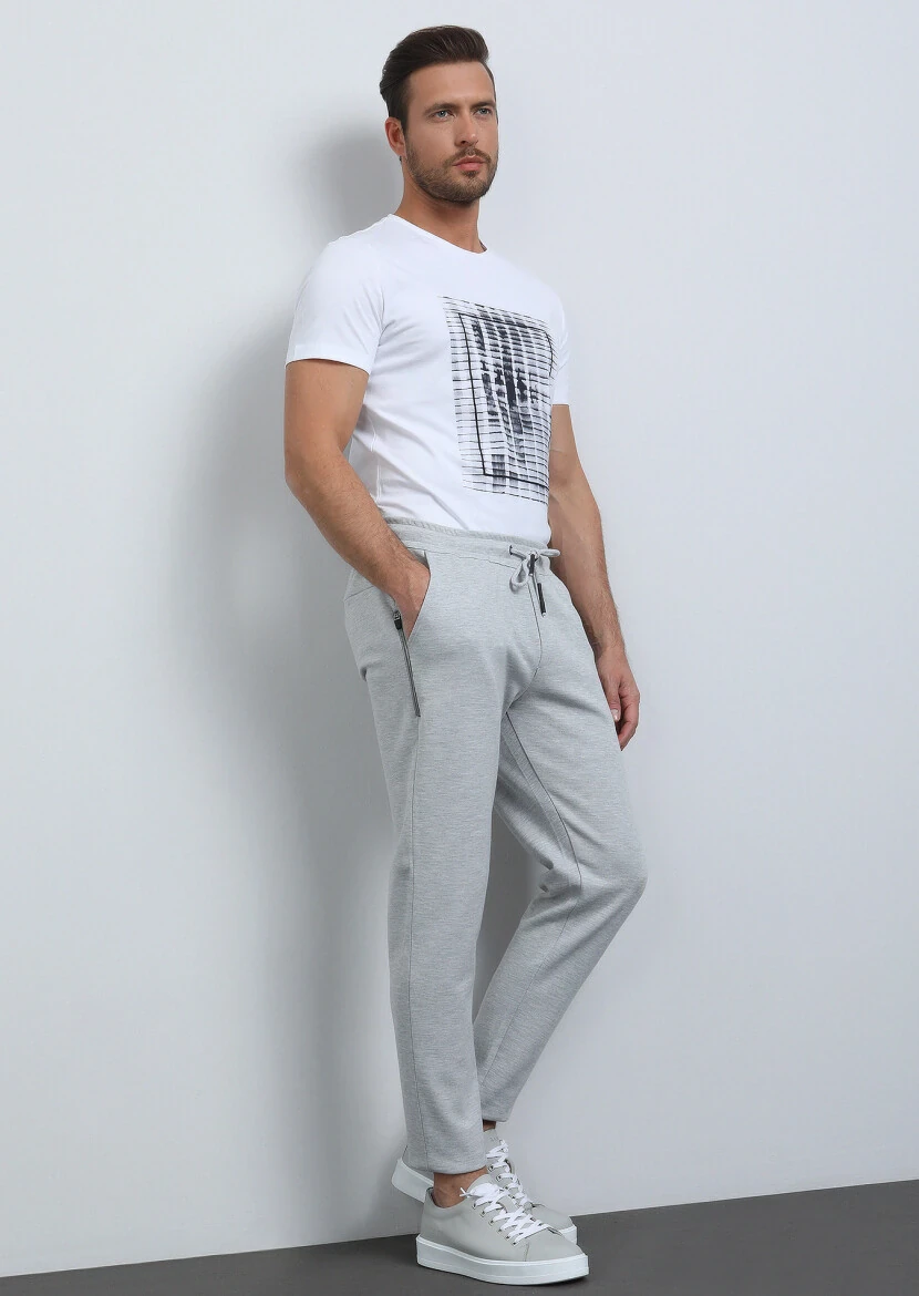 White Printed 100% Cotton T-Shirt - 4