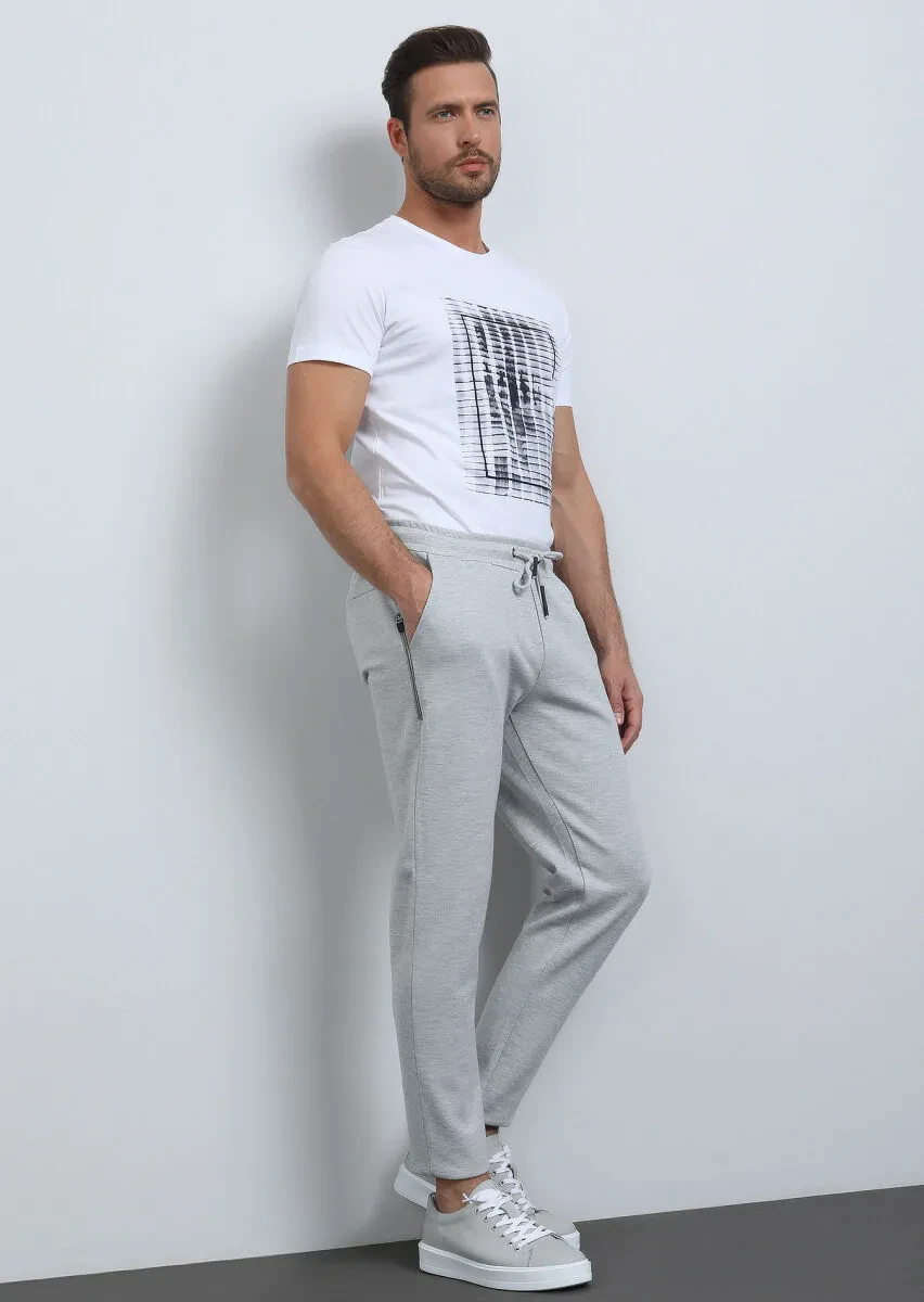 White Printed 100% Cotton T-Shirt - 4