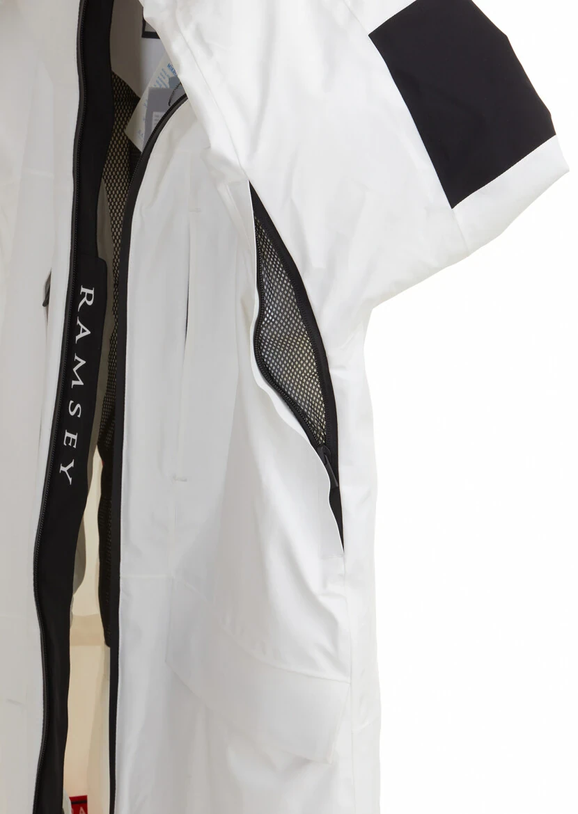 White Regular Fit Hooded Casual Weaving Coat - 9