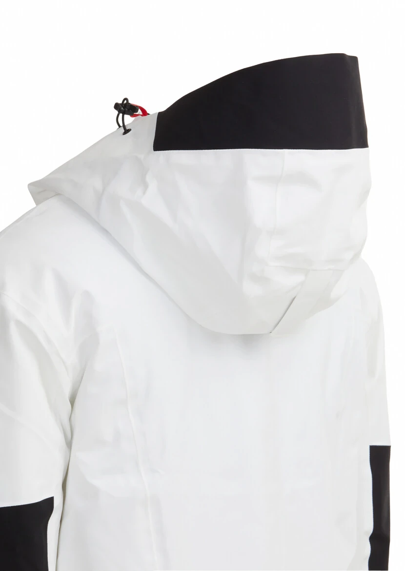 White Regular Fit Hooded Casual Weaving Coat - 12