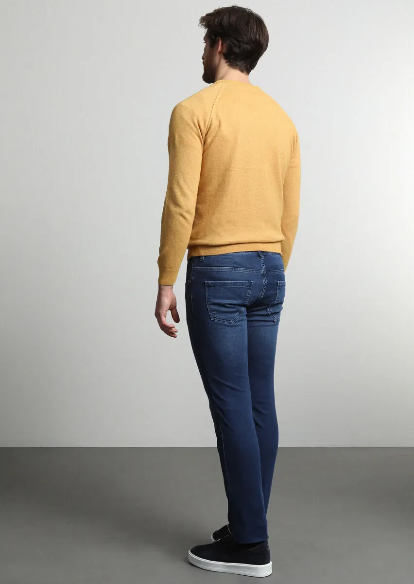 Yellow Knitwear Sweatshirt - 4