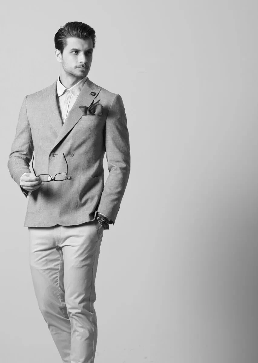 Yeşil Desenli Zeroweight-slim Fit Yün Karışımlı Ceket - 2